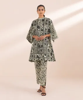 Monochrome '24-2 Piece - Printed Lawn Suit - 00U2Tbw24V42