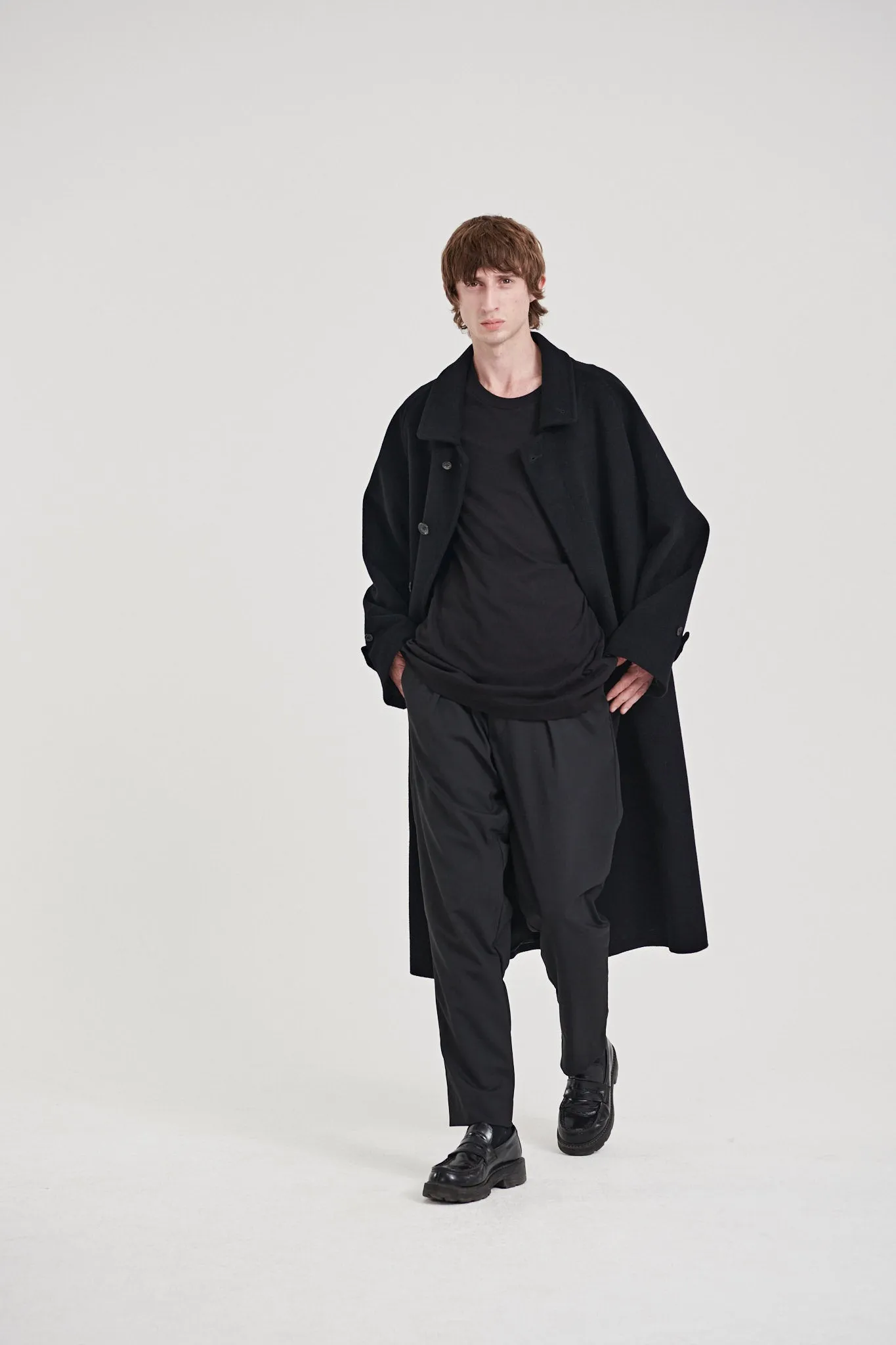 08 / Pleated Trousers Black