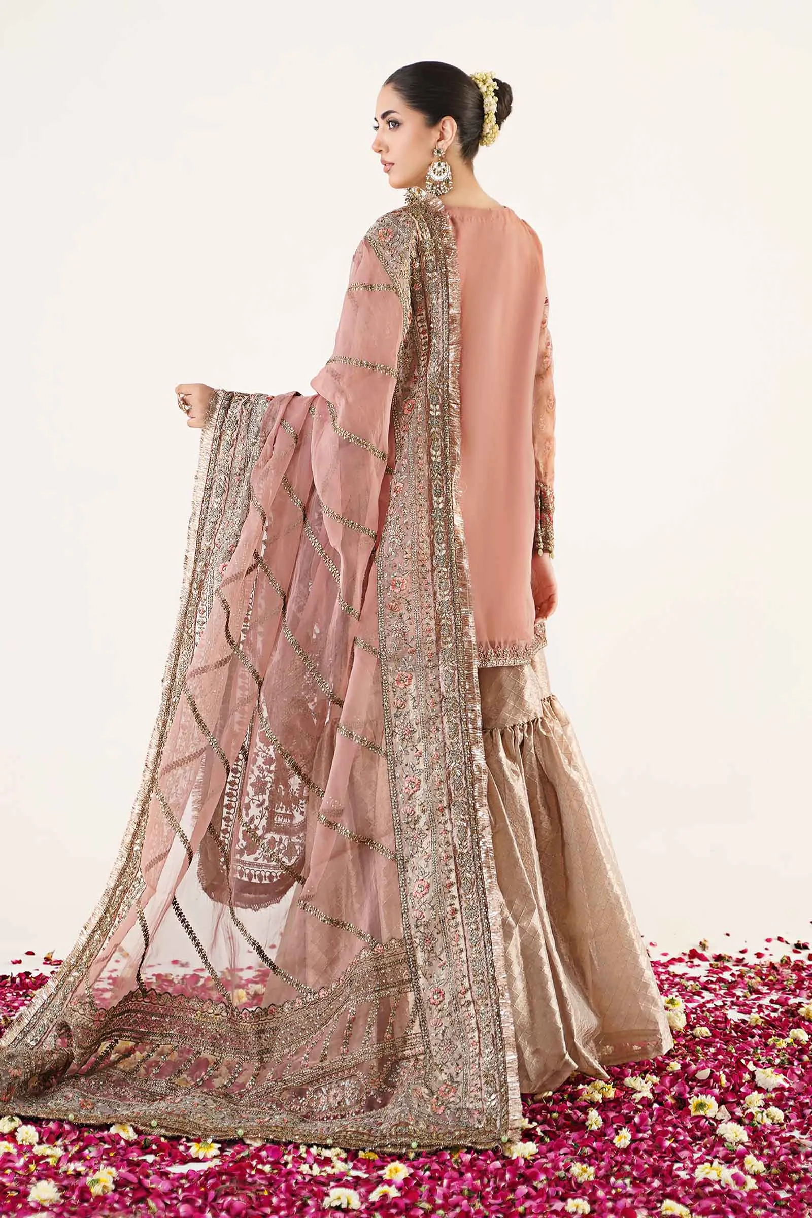 3 Piece Embroidered Organza Suit | SF-EA24-25