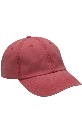 Adams Mens Adjustable Hat - Red