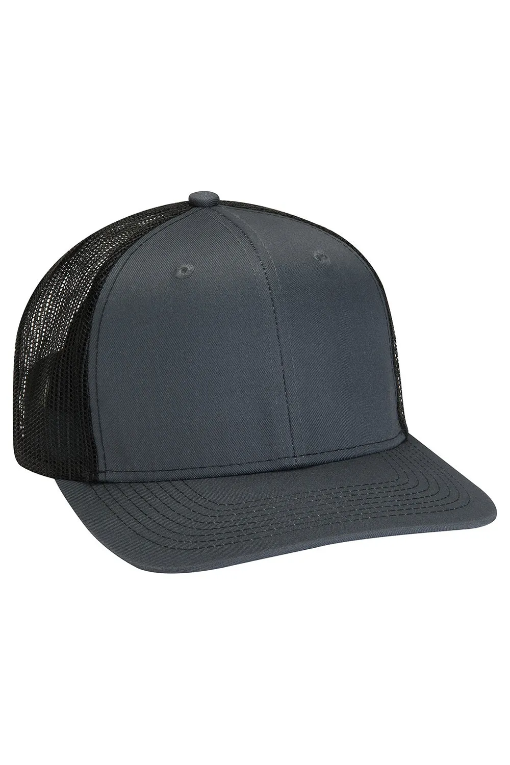 Adams Mens Eclipse Adjustable Hat - Charcoal Grey/Black