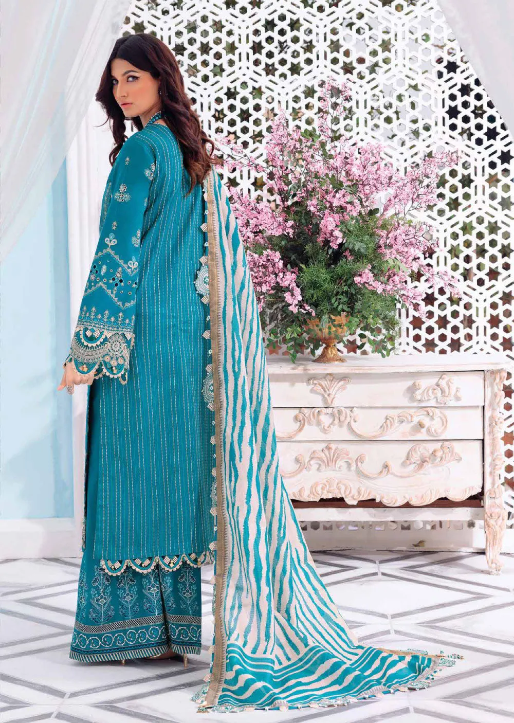 AL22-09 - Unstitched -  Afsana Luxury Lawn Collection by Anaya Chaudhry