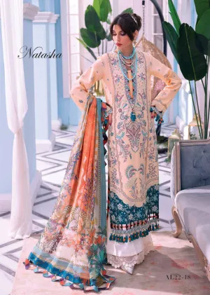 AL22-18 - Unstitched -  Afsana Luxury Lawn Collection by Anaya Chaudhry