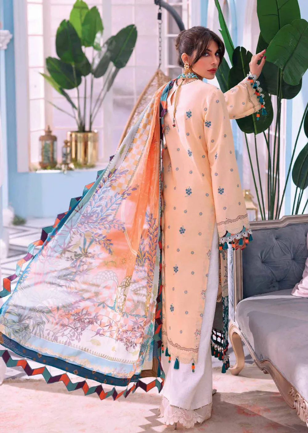 AL22-18 - Unstitched -  Afsana Luxury Lawn Collection by Anaya Chaudhry