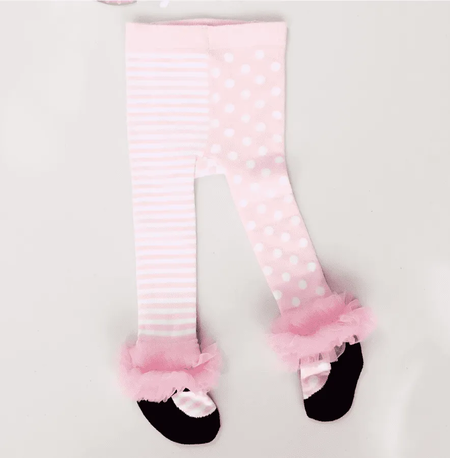 Baby Girls Stocking with Ballet Frills