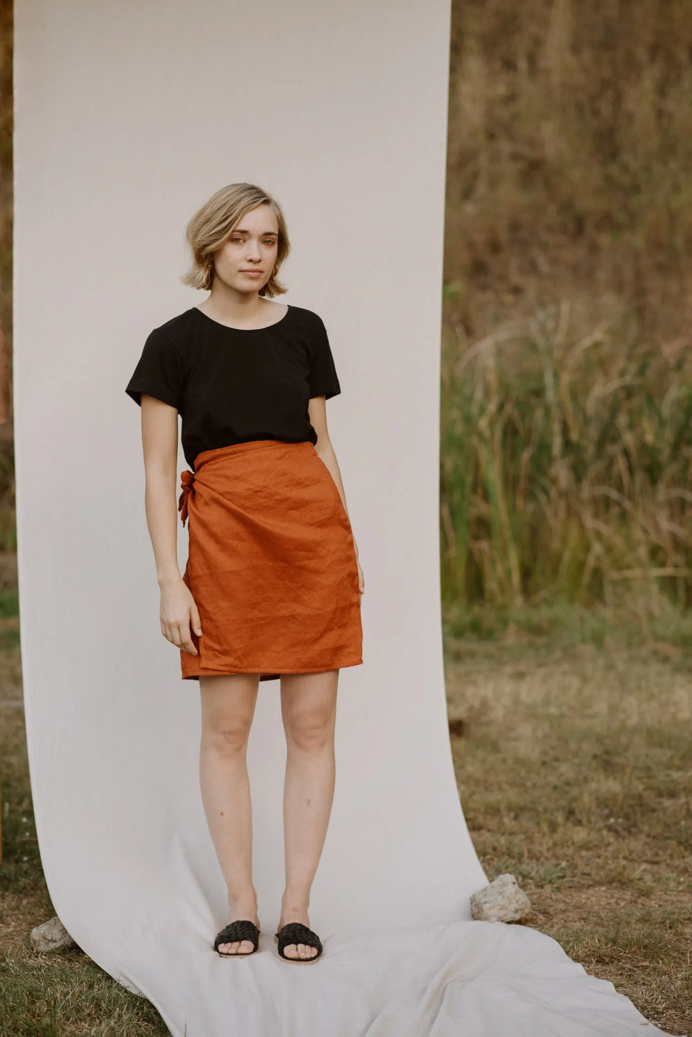 Bellbird Wrap Skirt - Sewing Pattern | Common Stitch