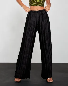 Bian Trouser in Crinkle Black