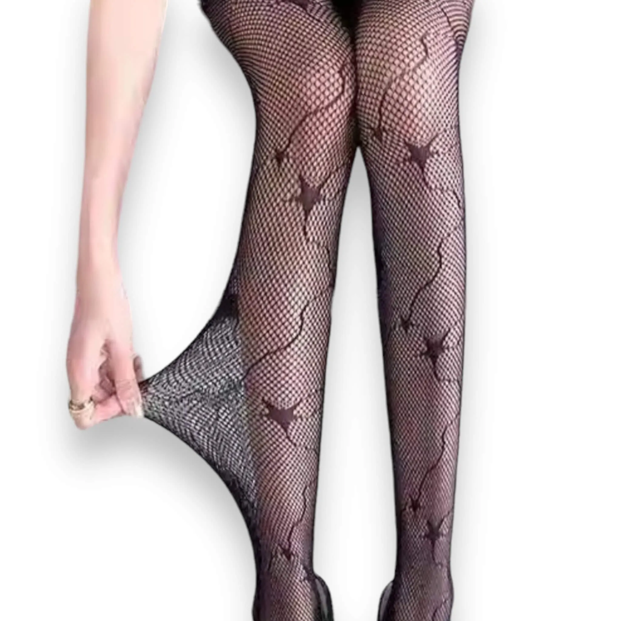 Black Celestial Stars Tights