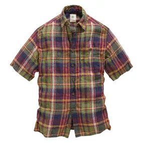 Buleleng Linen Plaid Shirt - Tall