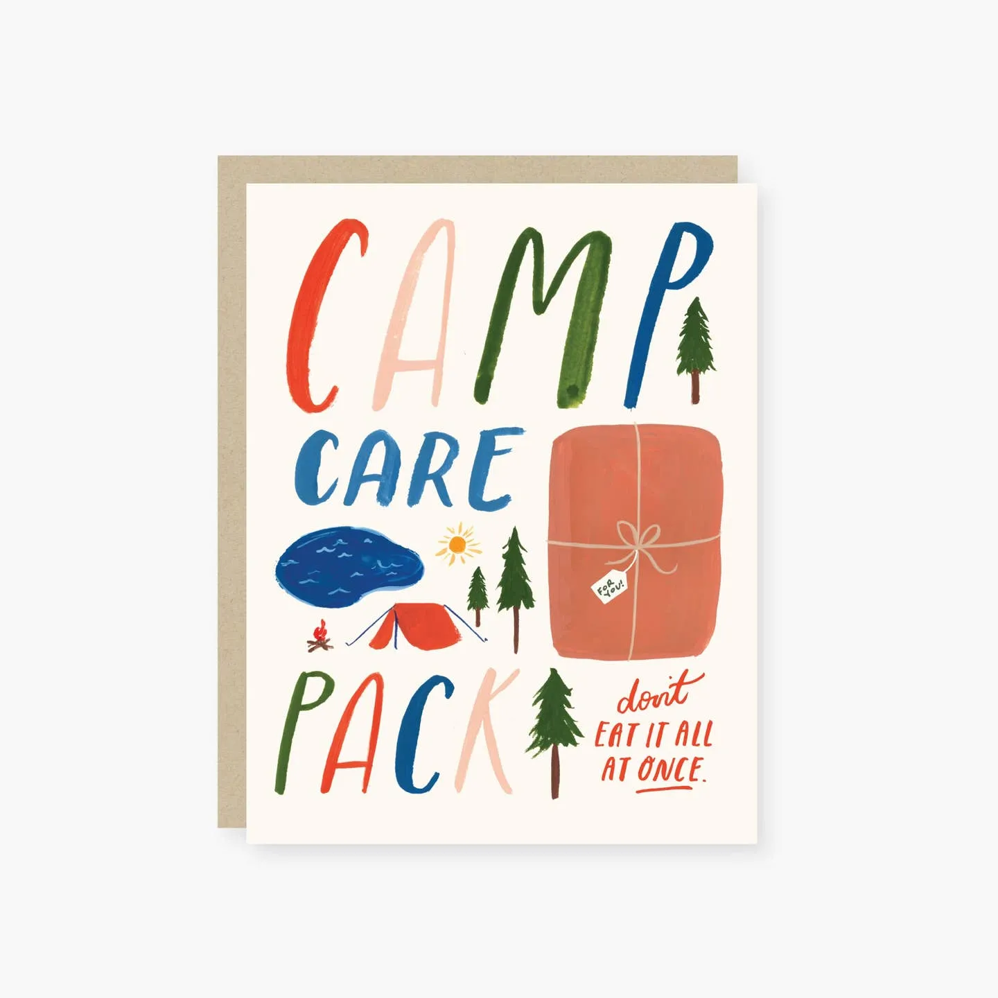 Camp Care Pack Card