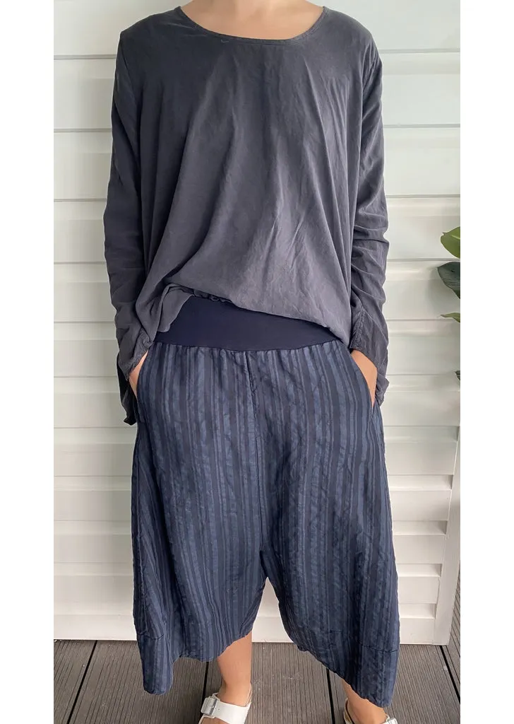 Camp Culottes in Charcoal