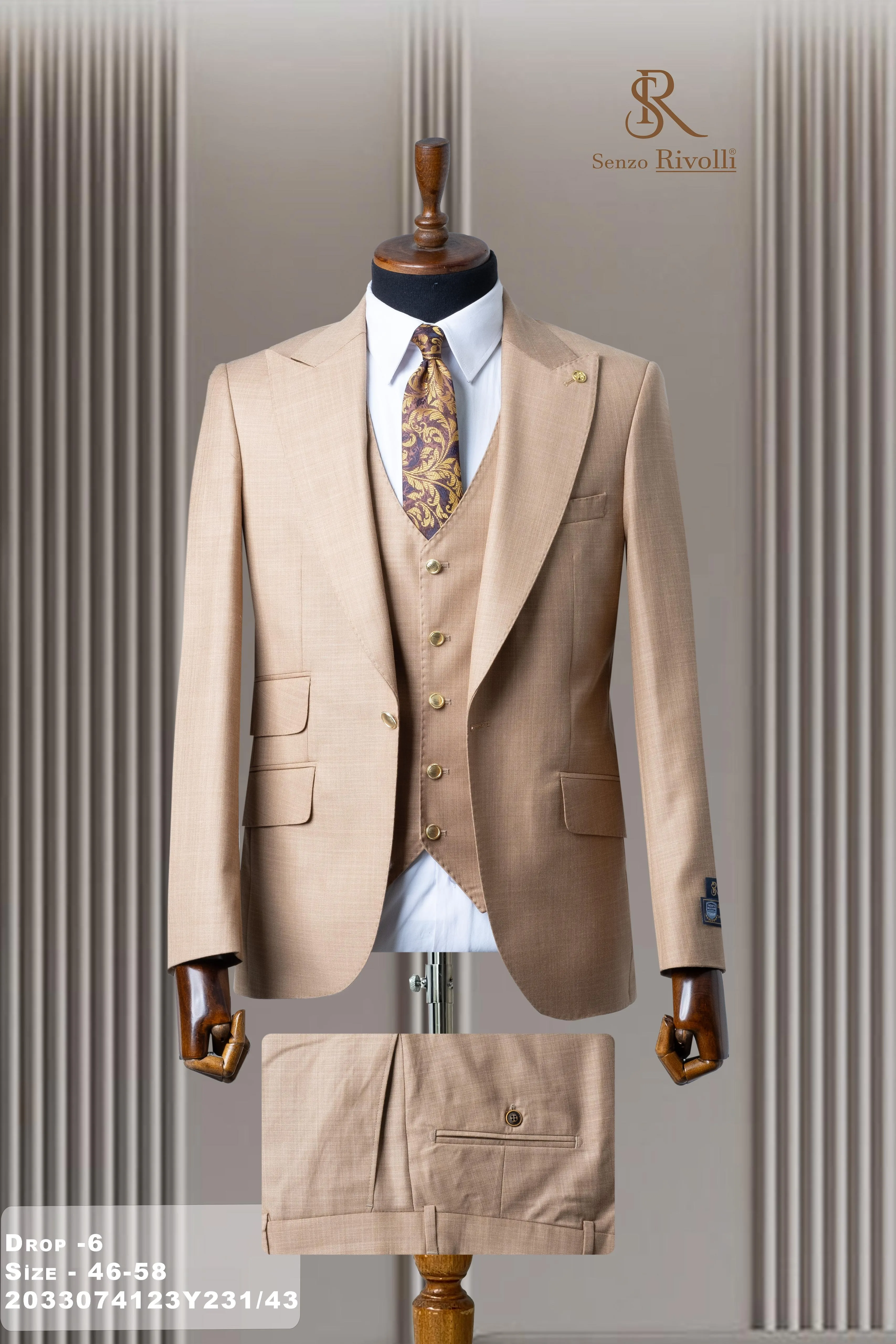 Classic 3 Piece Suit.