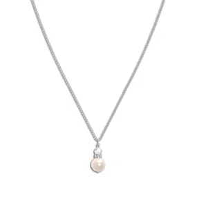 Crystal Elegance Pearl Bridal Pendant