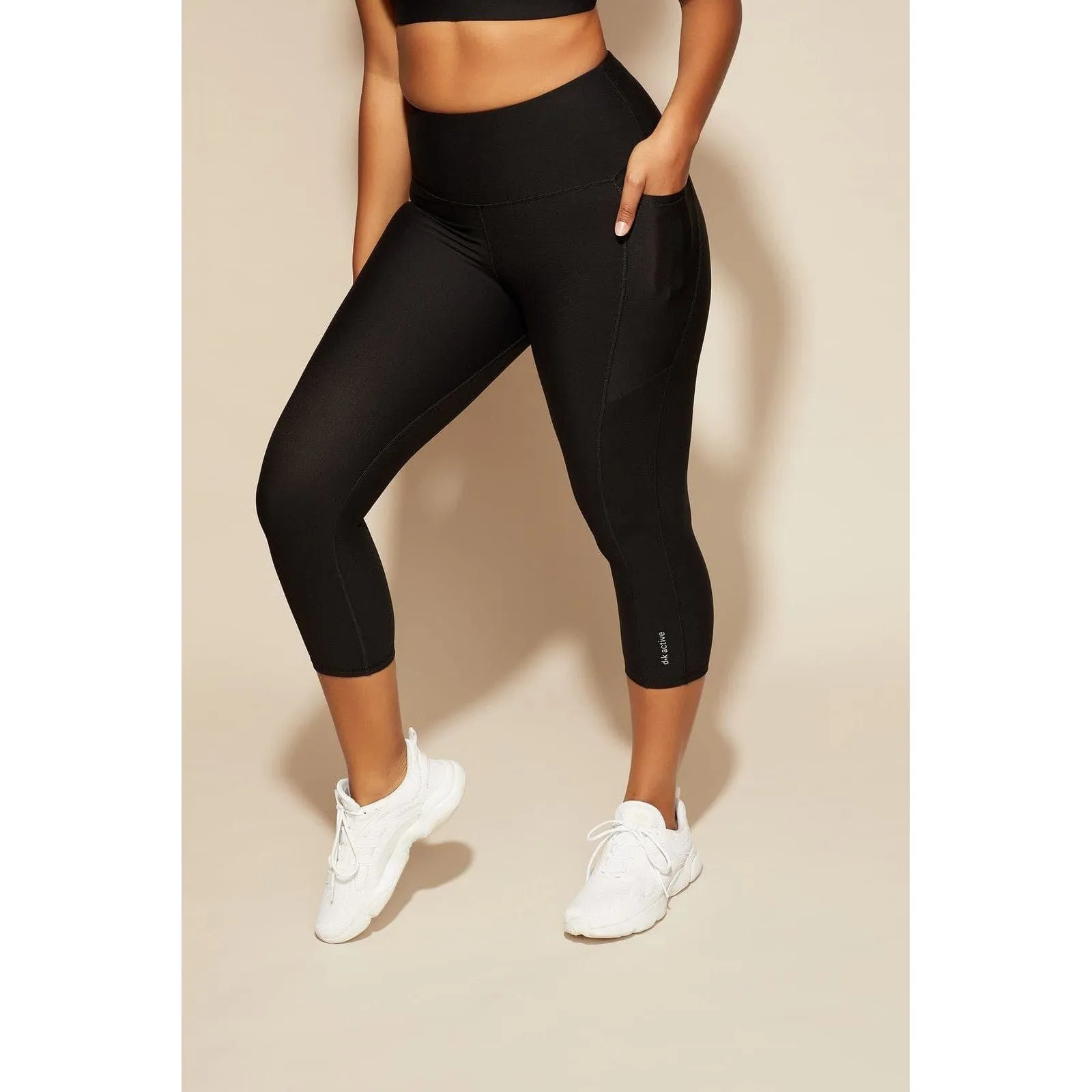 D K ACTIVE Elite Midi Tight Black