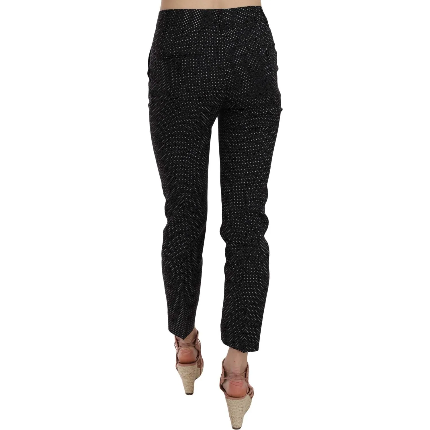 Dolce & Gabbana Elegant Black Virgin Wool Trousers