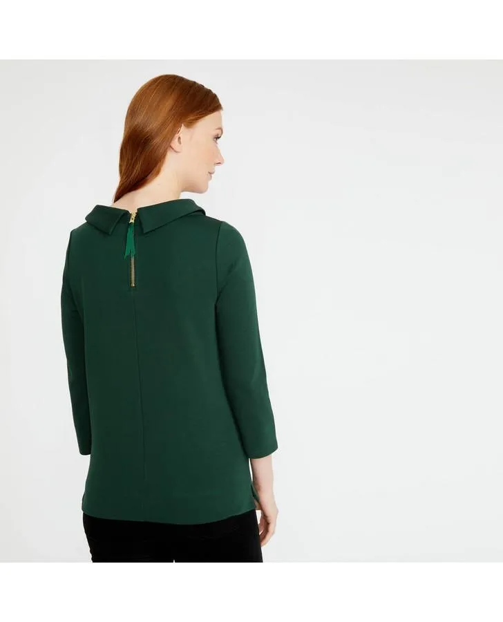 Evergreen 3/4 Sleeve Bardot Top