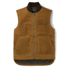 Filson Tin Cloth Insulated Work Vest Dark Tan