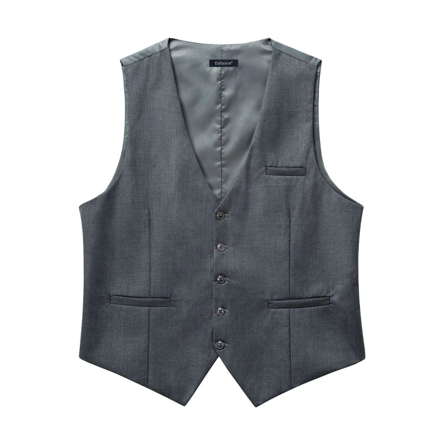 Formal Suit Vest - DARK GREY