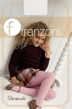 Franzoni Girls Girasole Floral Opaque Tights