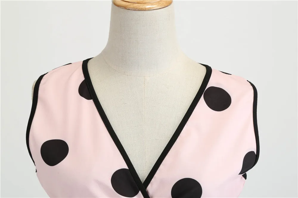 Funki Buys | Dresses | Women's Retro Swing Polka Dot Dresses