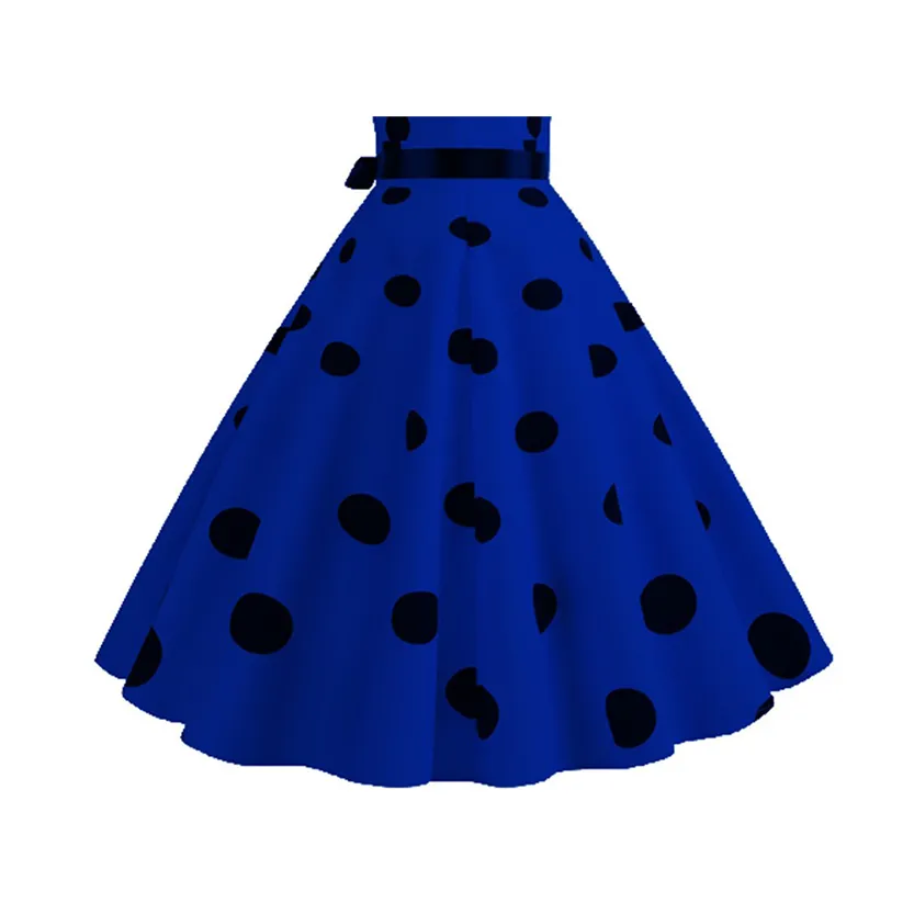 Funki Buys | Dresses | Women's Retro Swing Polka Dot Dresses