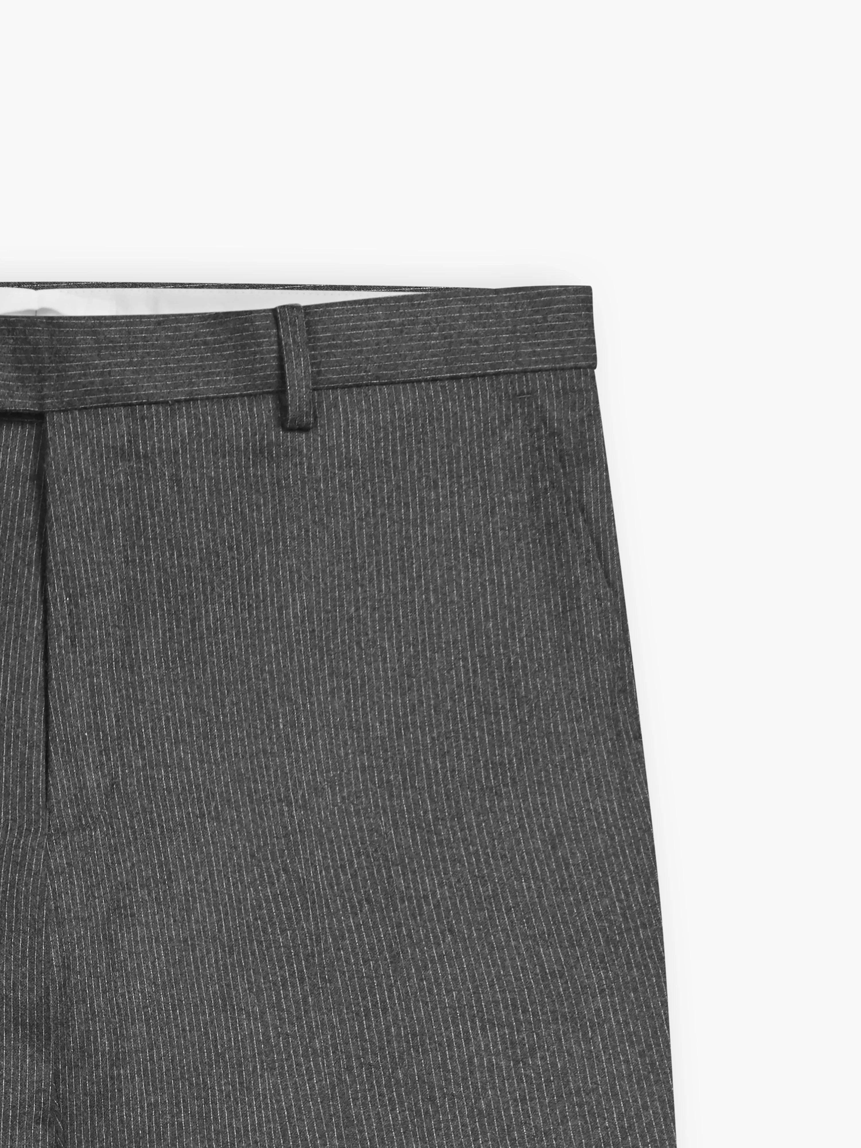 Gainsborough Slim Fit Grey Pinstripe Trousers