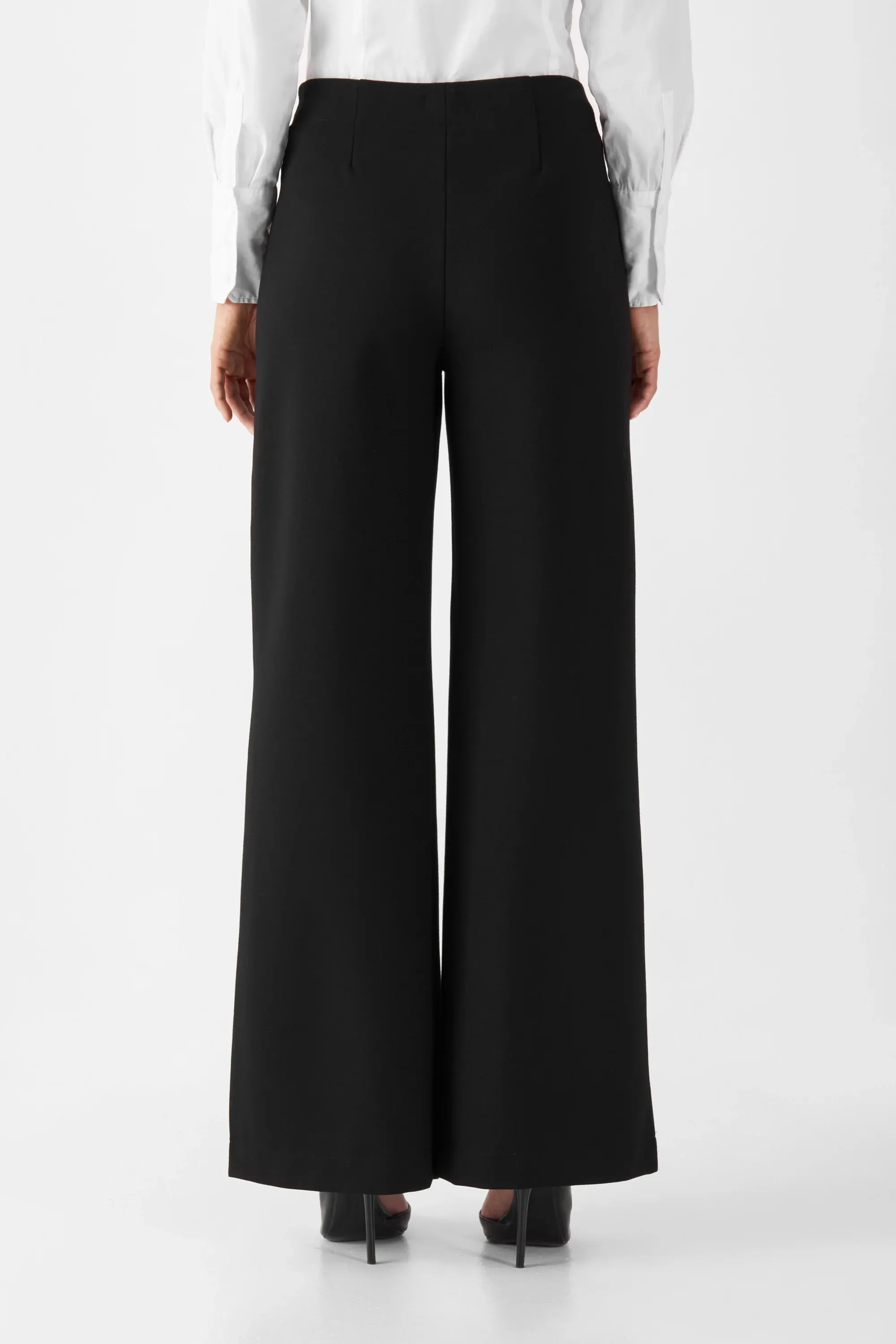 Gloom Wide Leg Performer Trousers Black