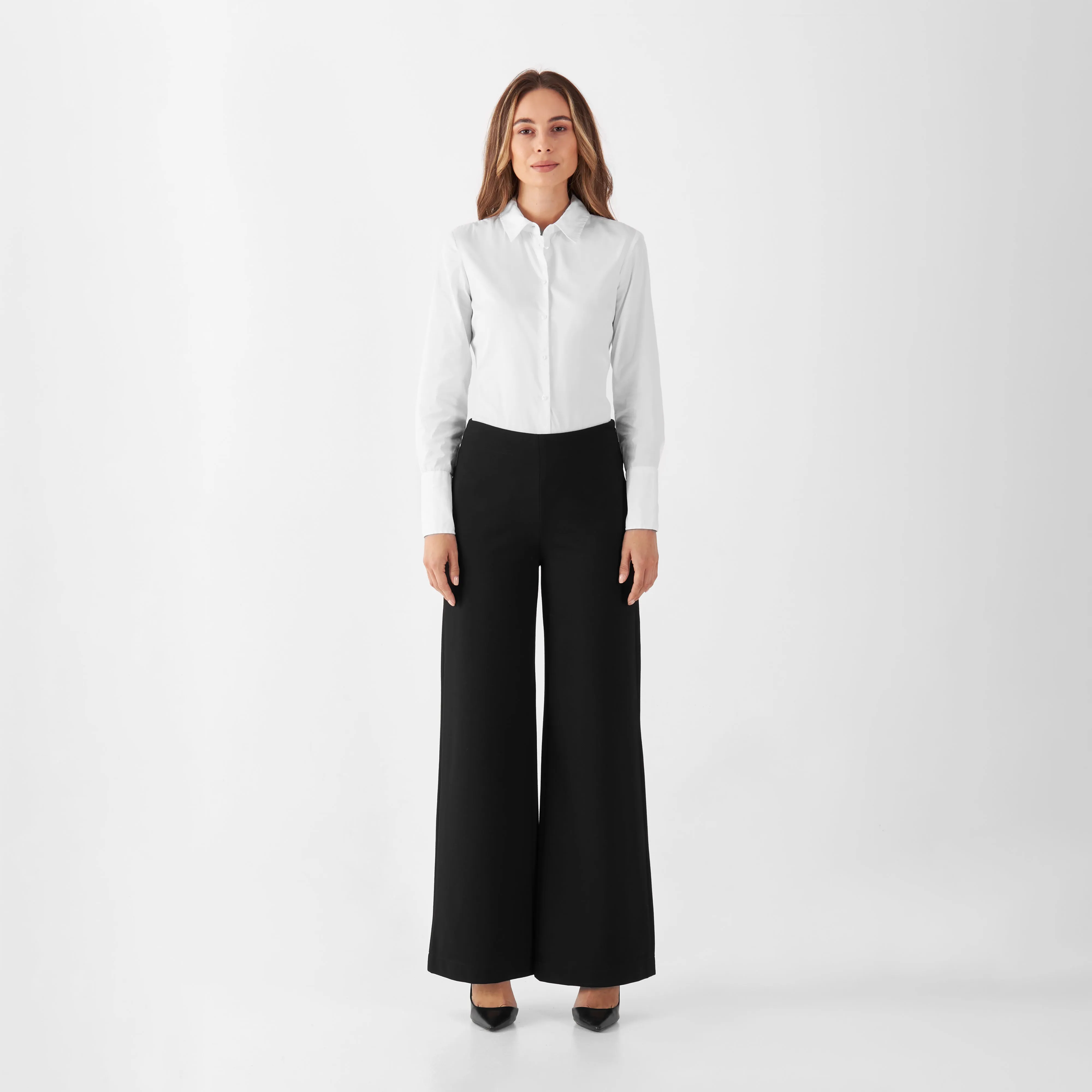 Gloom Wide Leg Performer Trousers Black