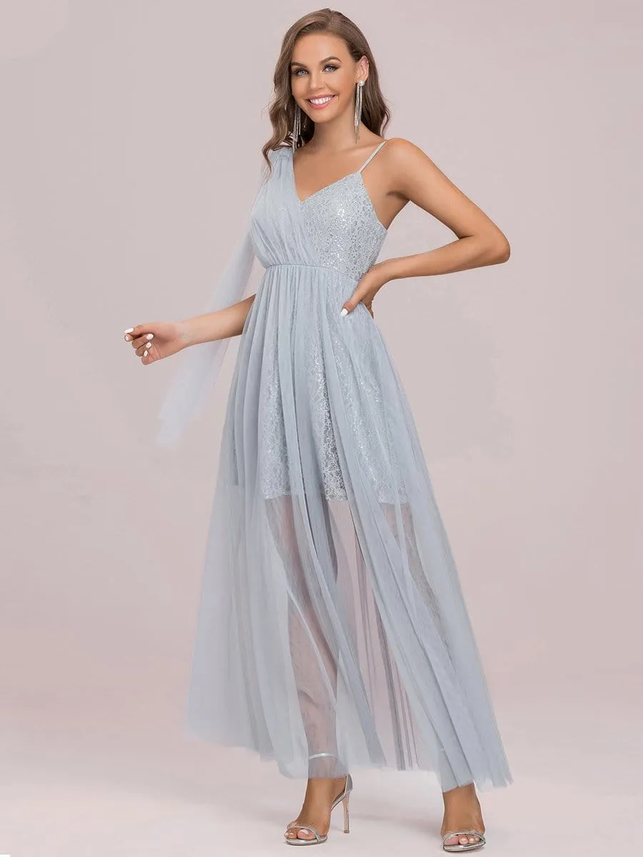 Grecian Sleeveless Floor-Length Short Bridesmaid Dresses