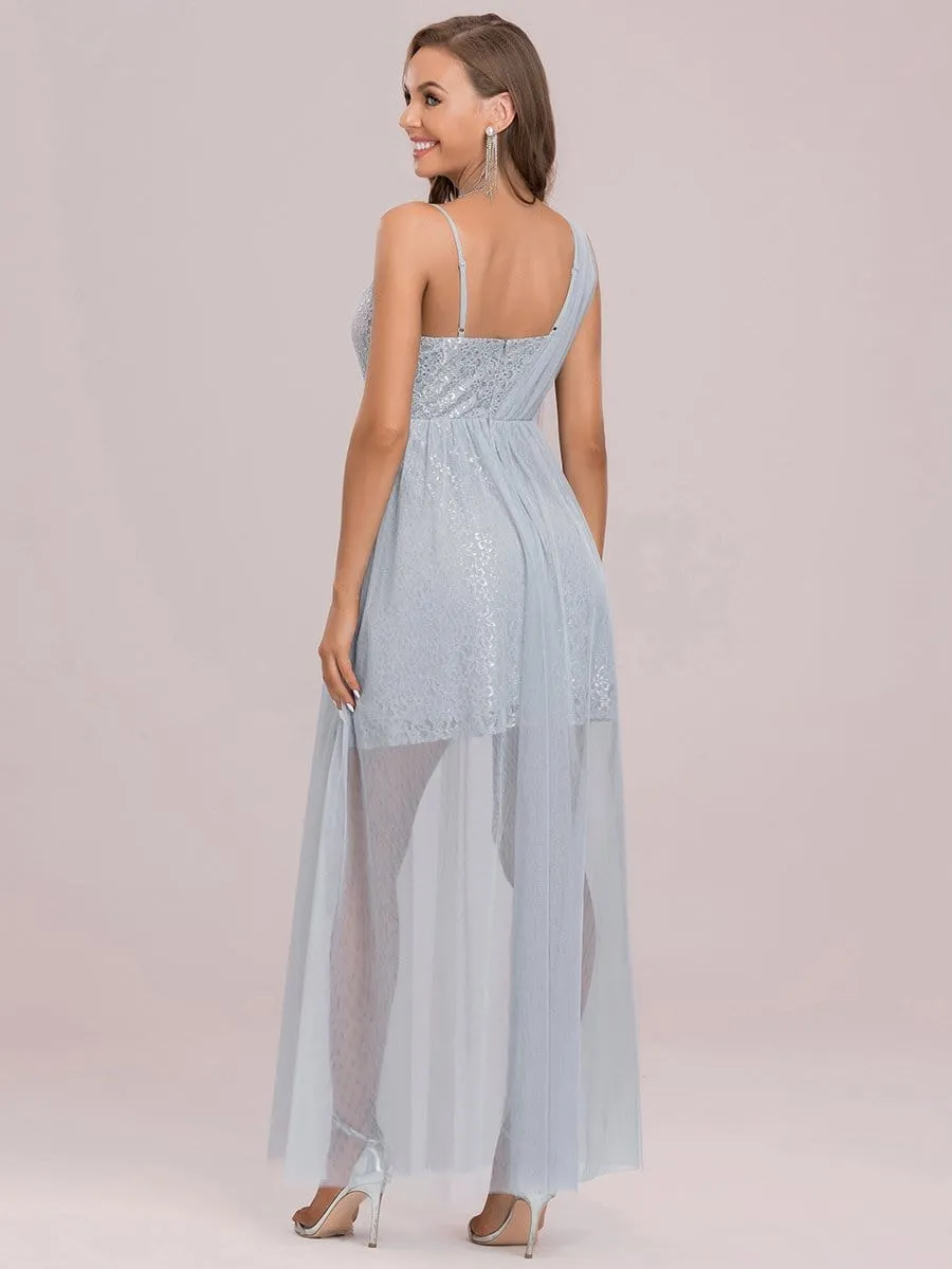 Grecian Sleeveless Floor-Length Short Bridesmaid Dresses