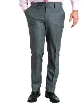 Grey Super 100s Sharkskin Suit Trousers