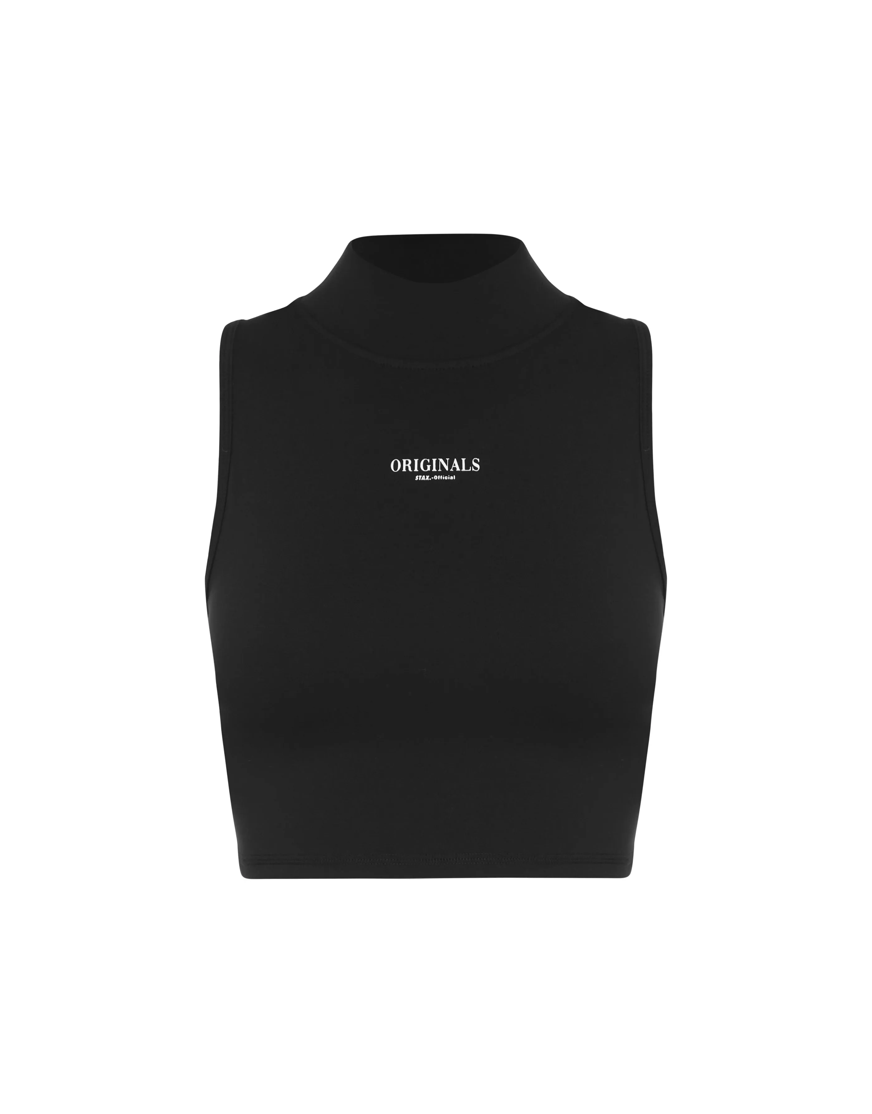 High Neck Cropped tank NANDEX ™ - Black