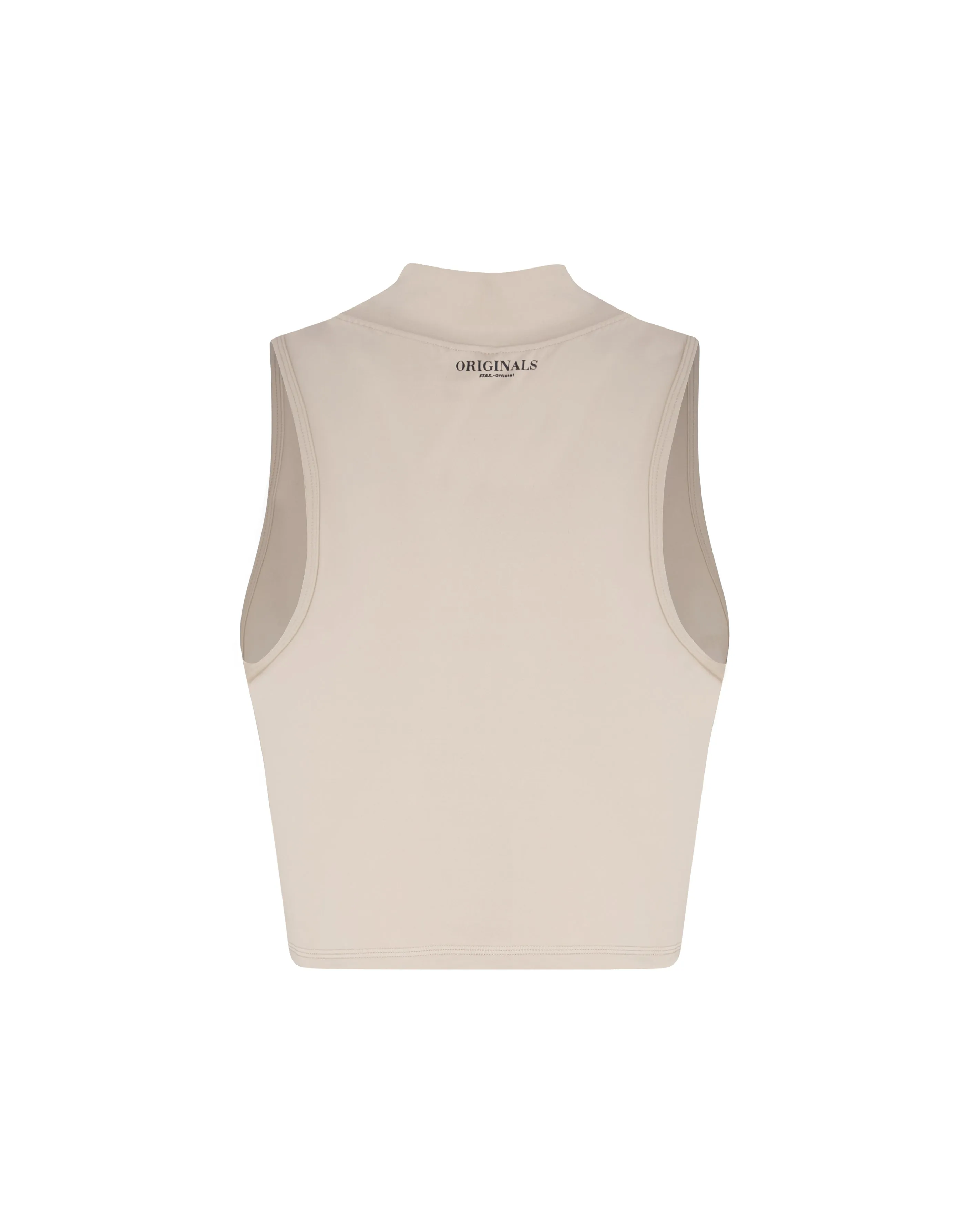 High Neck Cropped Tank NANDEX ™ Sand - Beige