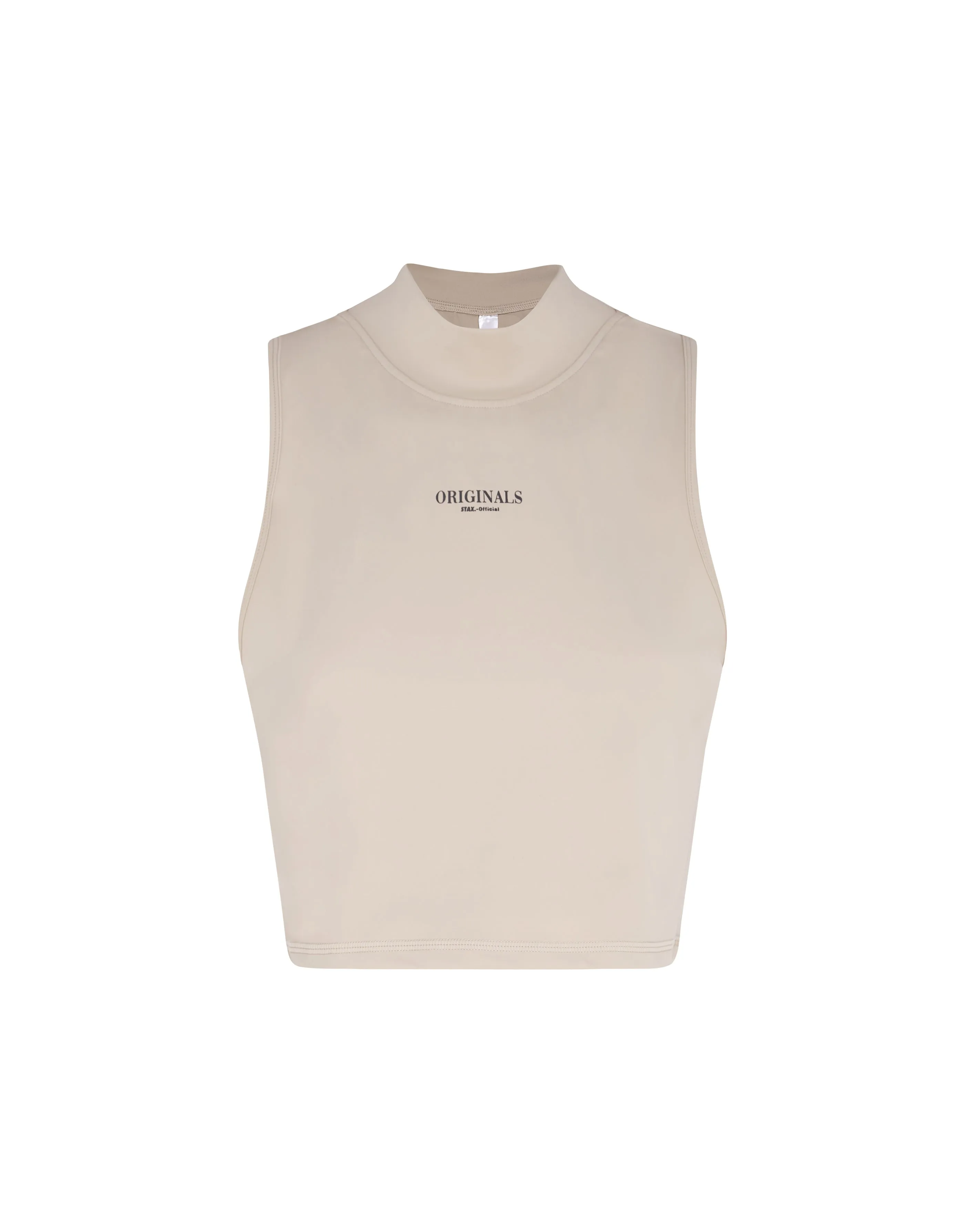 High Neck Cropped Tank NANDEX ™ Sand - Beige