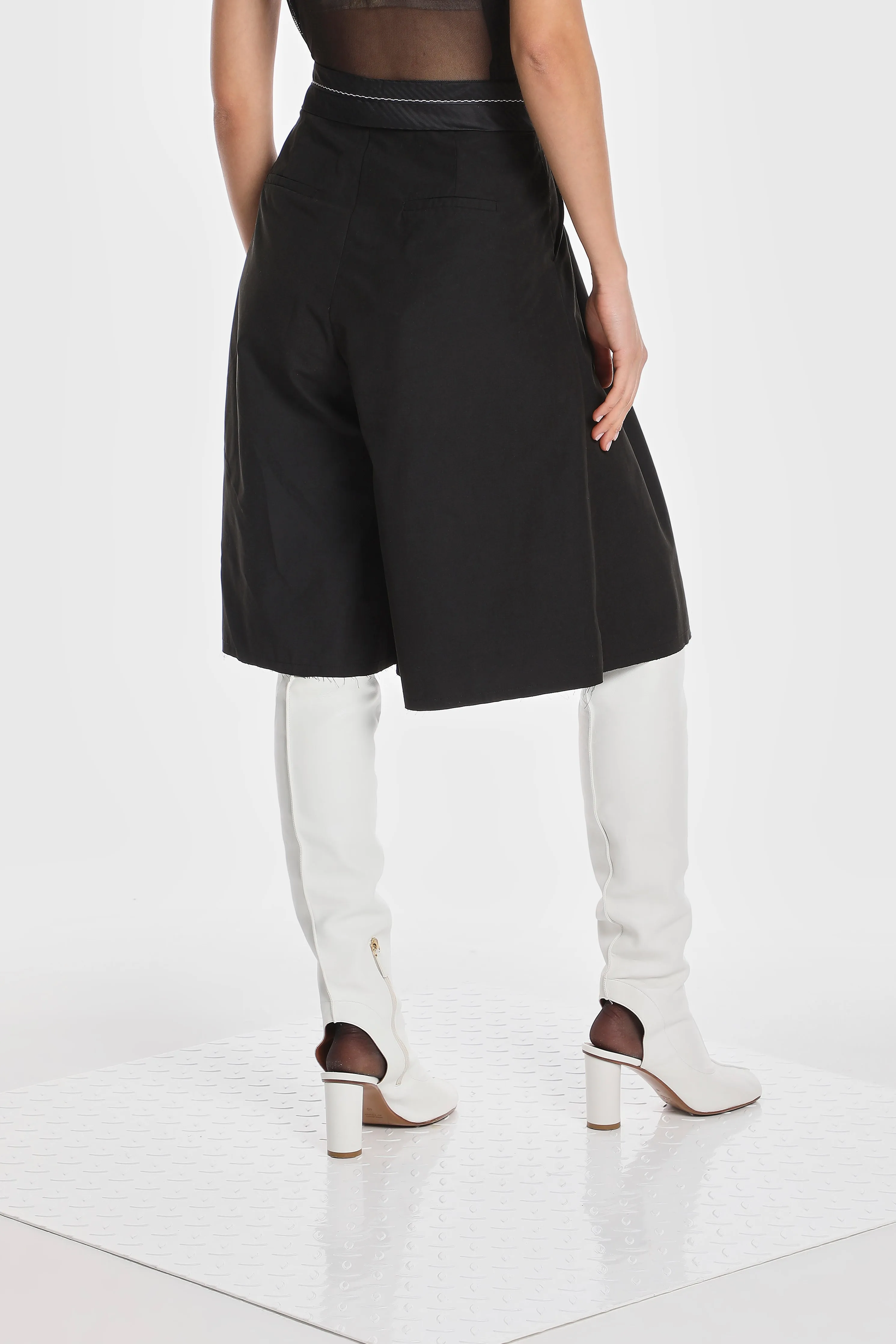 INSIDE OUT WAIST PLEATED CULOTTES