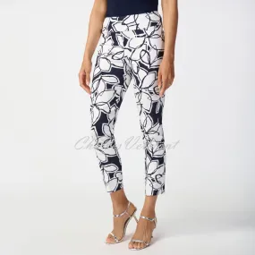 Joseph Ribkoff Leaf Print Trouser - Style 241270