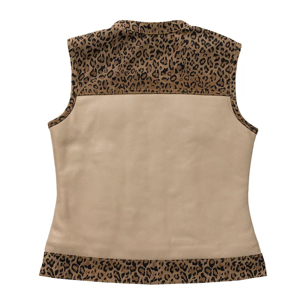 Josie Women's Club Style Leather Vest (Limited Edition)