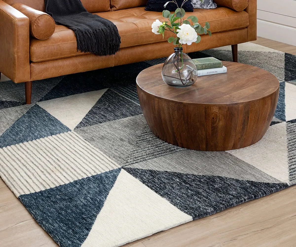 Karastan Bowen Oblique Rug - Blue