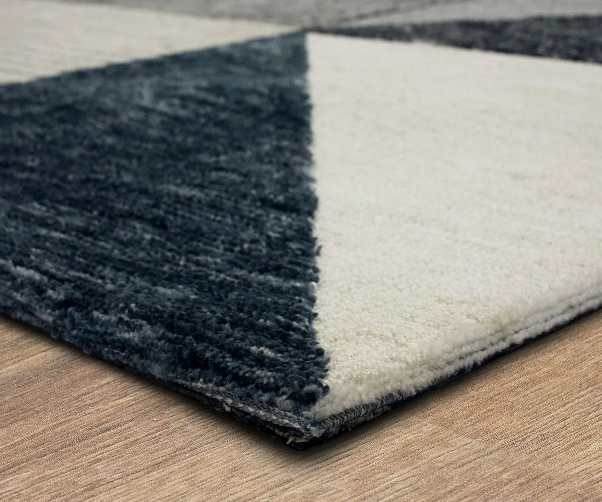 Karastan Bowen Oblique Rug - Blue