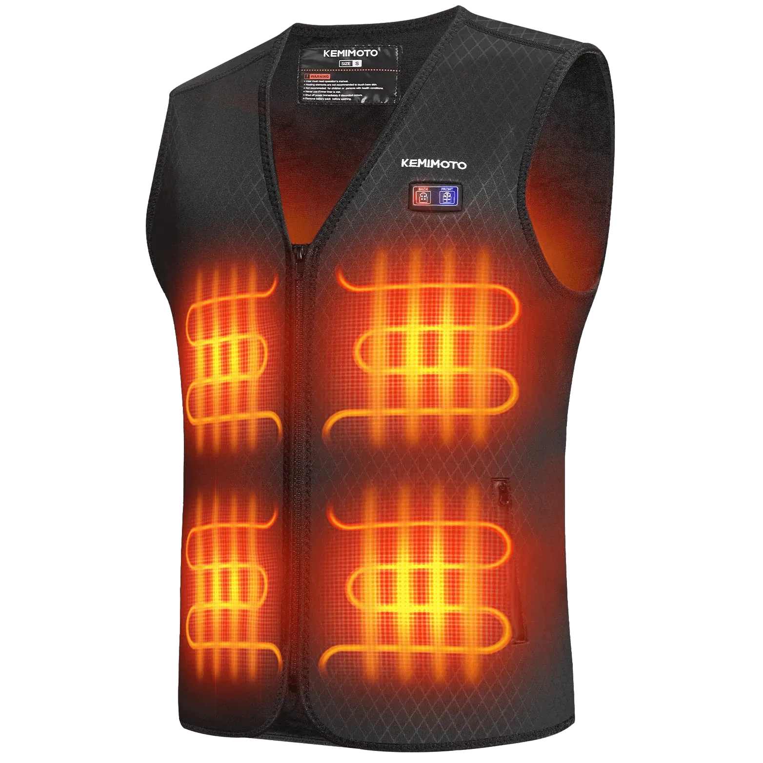 KEMIMOTO Winter Warming Heating Vest, BATTERY NOT INCLUDED