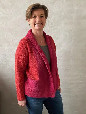 Kvadrille jacket by Hanne Falkenberg, knitting pattern