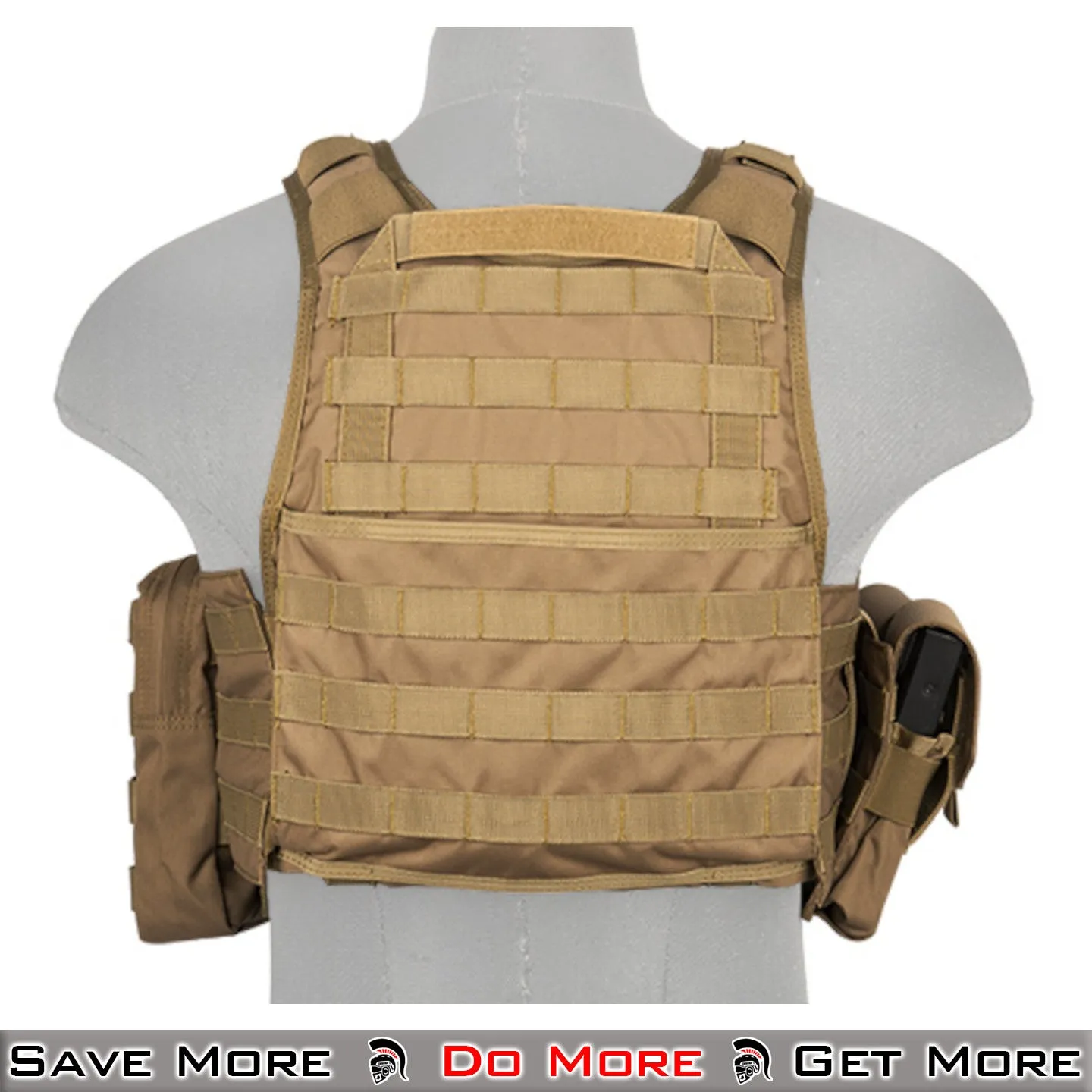 Lancer Tactical 600D Nylon Assault Tactical Vest Airsoft Vest Tactical Plate Carrier