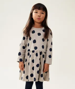 Lima Printed Dress - Spot dots / Mist