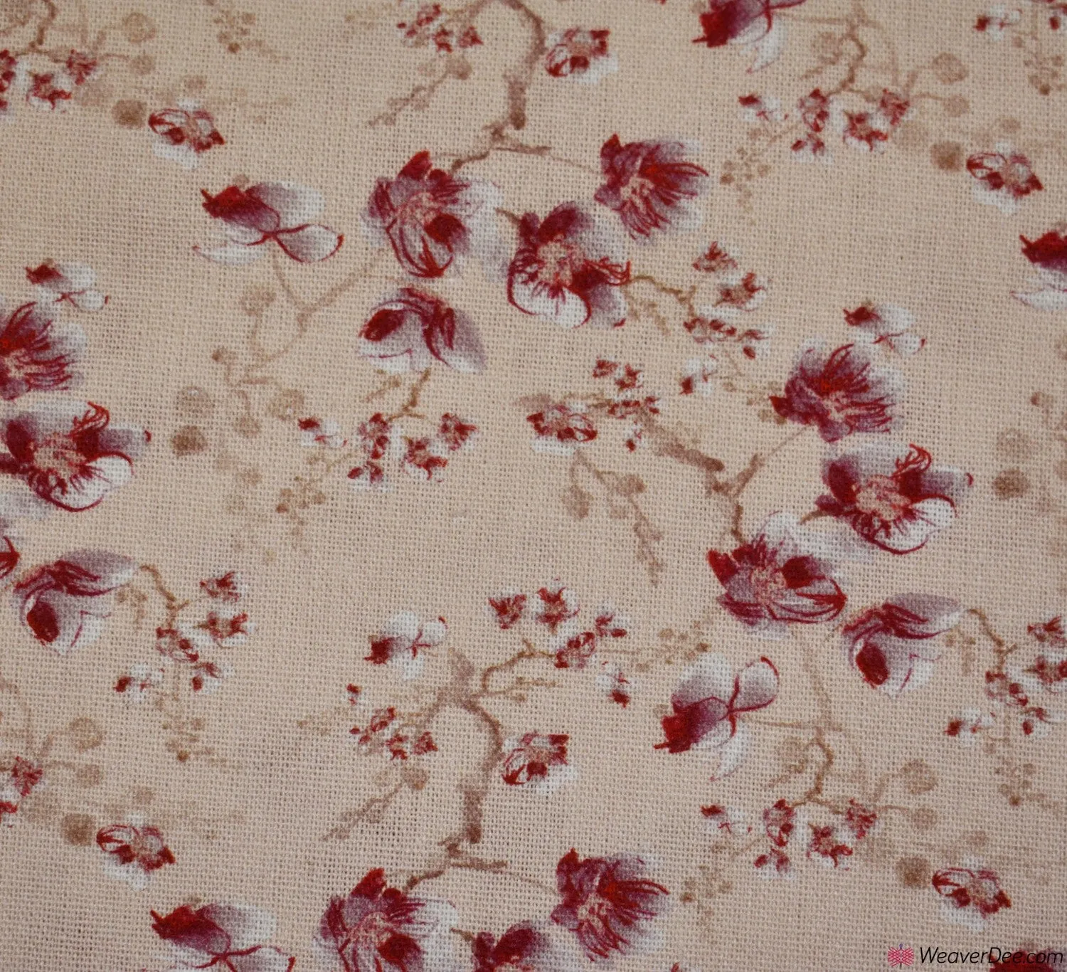 Little Johnny Linen Blend Fabric - Blossom Dew