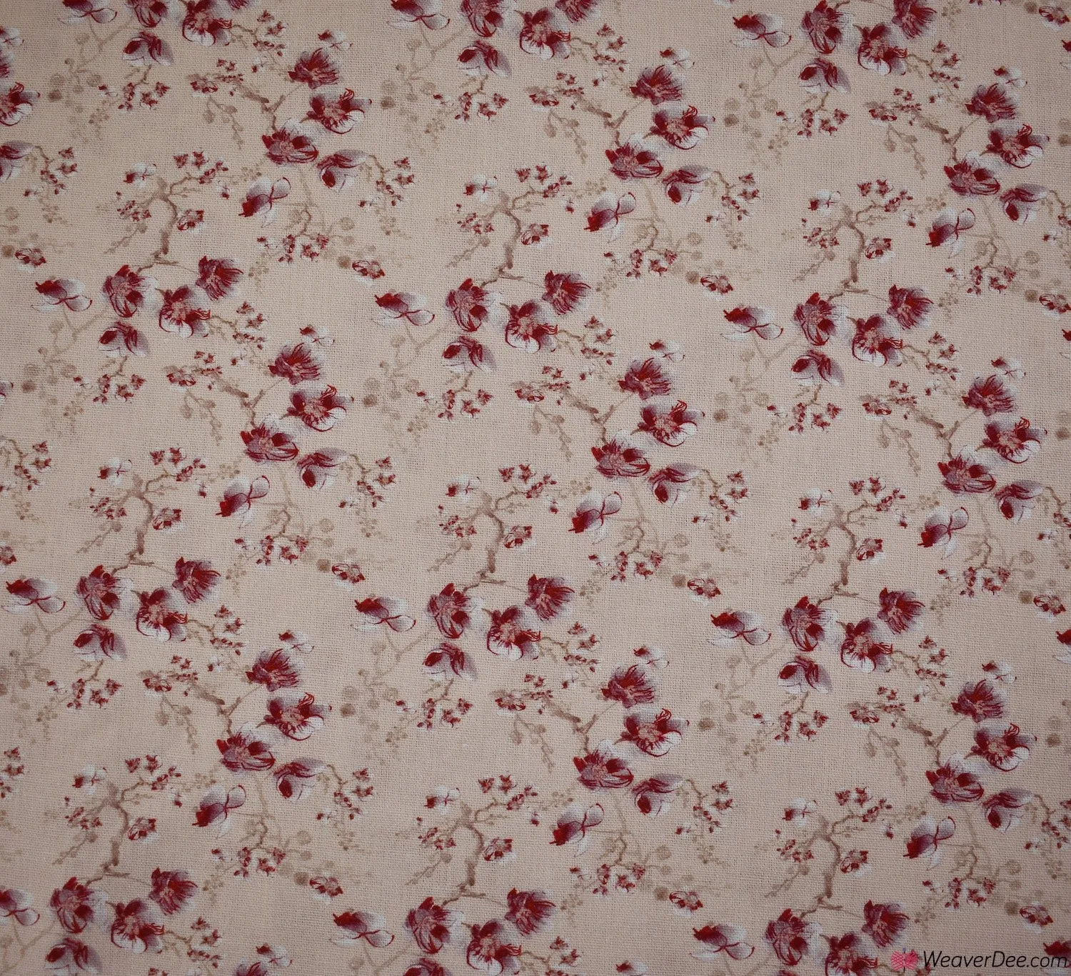 Little Johnny Linen Blend Fabric - Blossom Dew