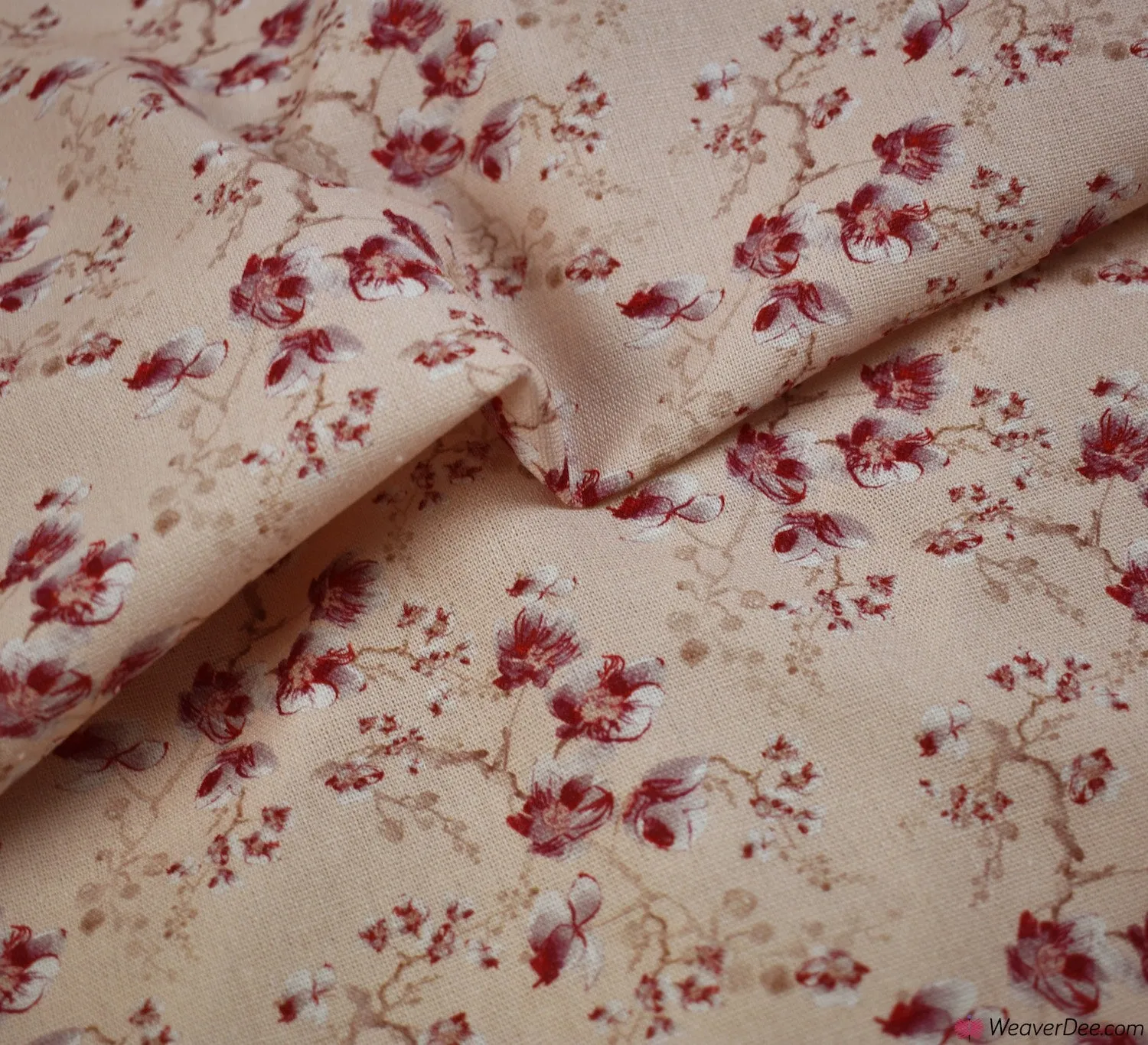 Little Johnny Linen Blend Fabric - Blossom Dew