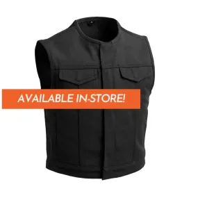 Lowside Men's Motorcycle Canvas Vest