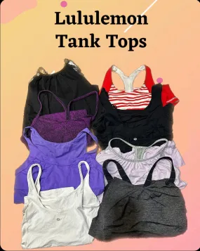 Lululemon Tops Athleisure Trendy Crop Tops Tank tops