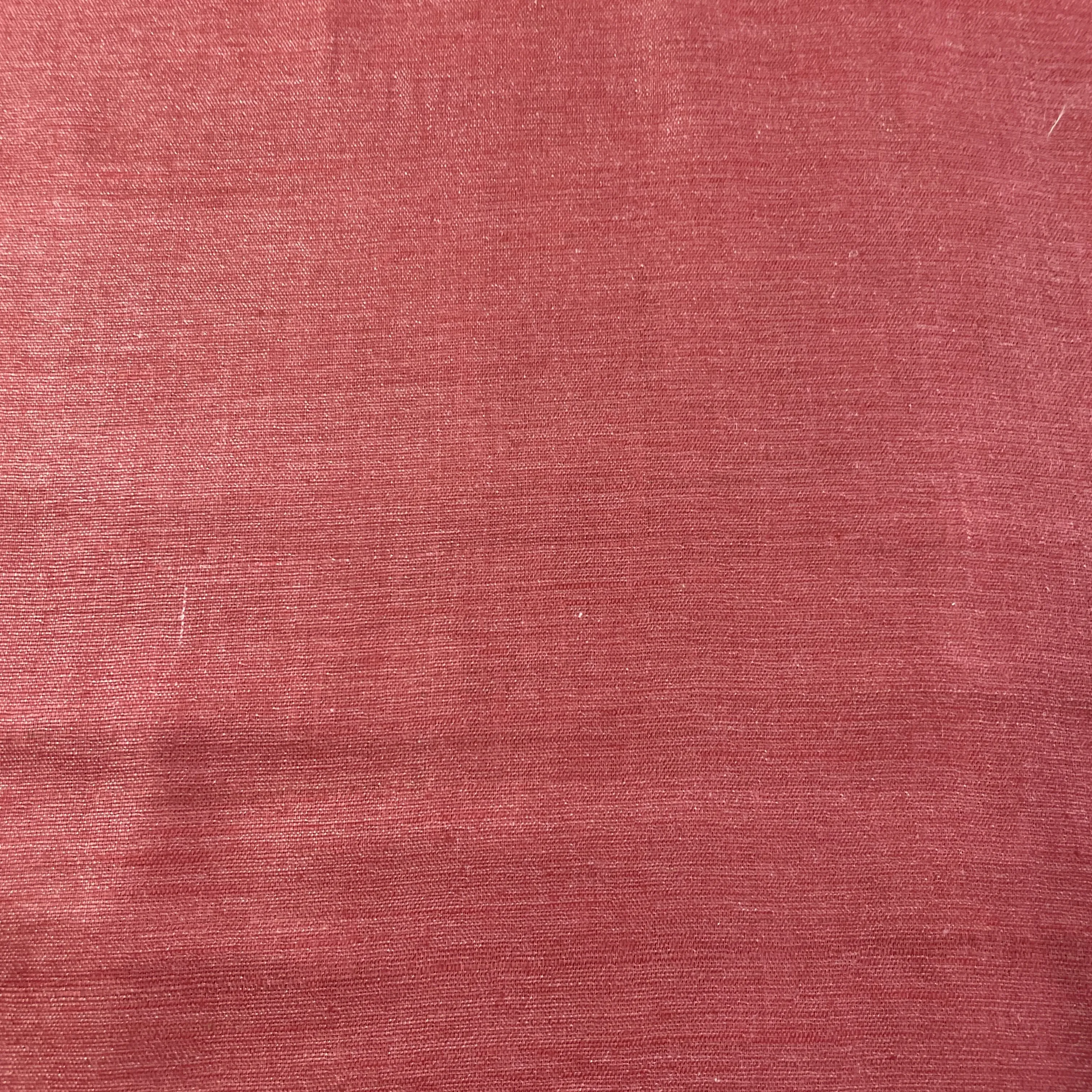 Maroon Solid Cotton Khadi Fabric