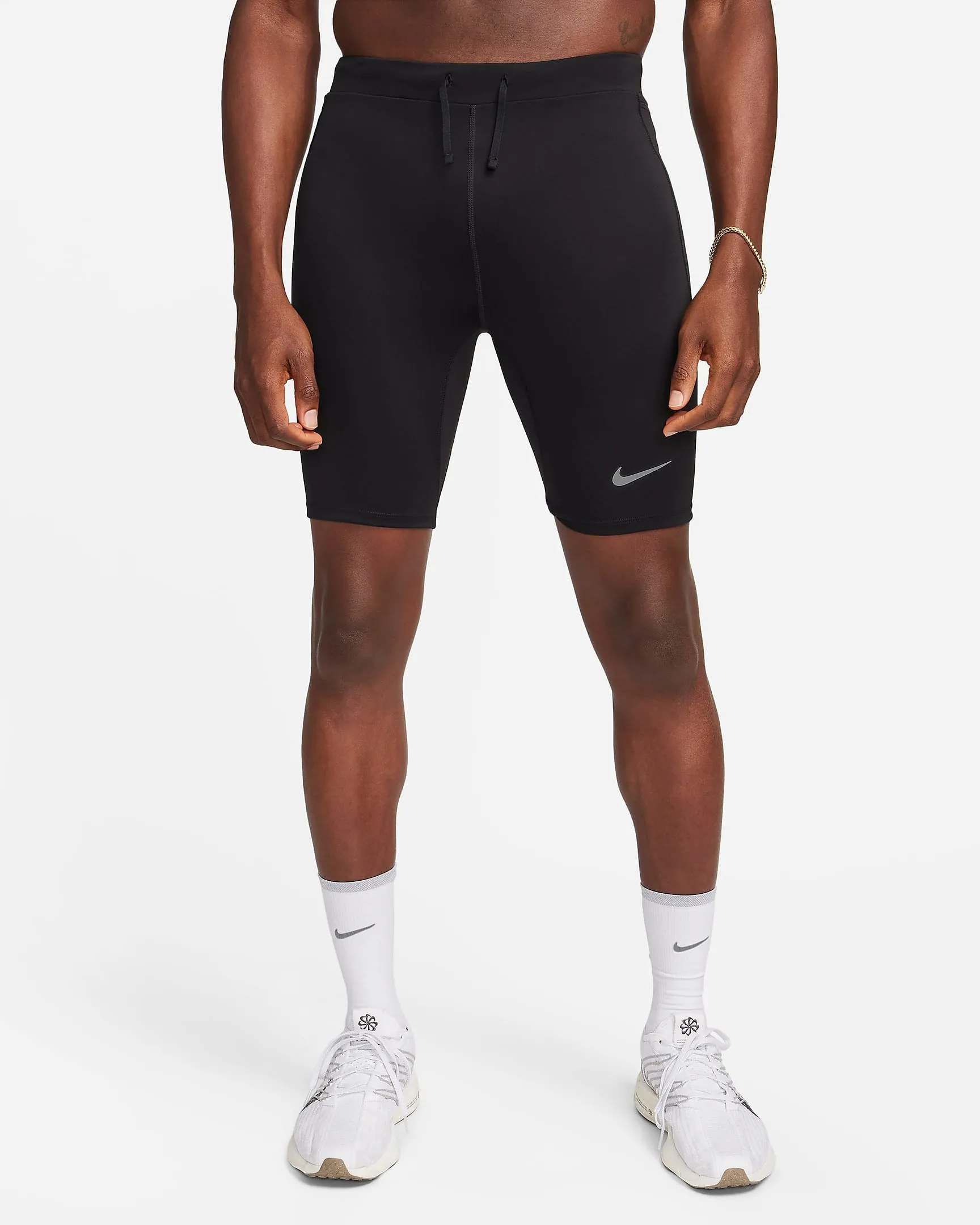 Men's Nike Fast Dri-FIT Brief-Lined Running 1/2-Length Tights